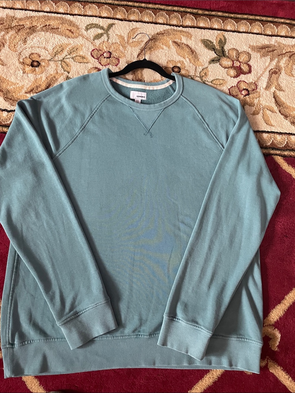 Sonoma Seafoam Green Crewneck Sweatshirt